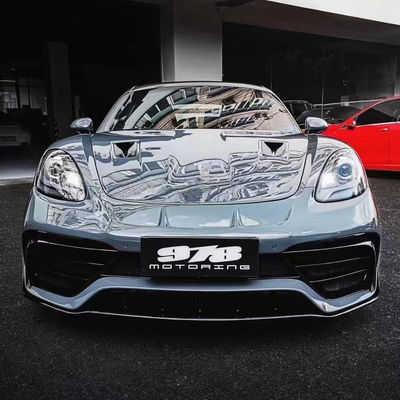 Sản phẩm mới cho Porsche 718 Boxster Body Kit 718 nâng cấp kiểu PD phía trước và phía sau Bumper Tuyere Spoilers