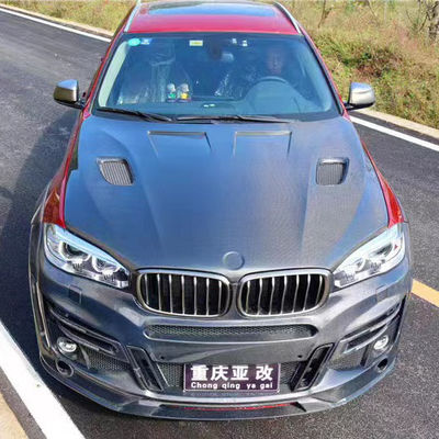 Bán cho BMW X5 X6 F15 F16 Carbon Fiber Hood Carbon Fiber Hood X5 X6 Carbon Fiber Cover