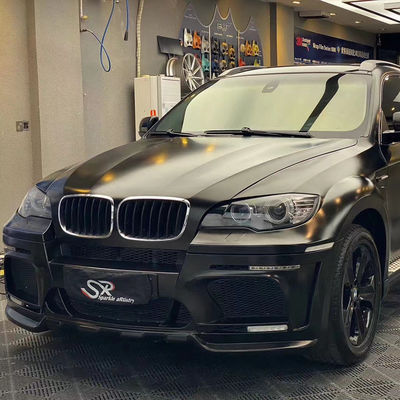 Sản phẩm bán nóng X6 E70 E71 Wide Body Kit Forbmw X6 Body Kit Mặt trước và phía sau Bumper Spoiler Side Skirt