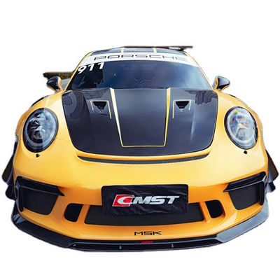 Bộ cơ thể sợi cacbon cho Porsche 911 991.2 GT3RS 911 GT3RS Bộ cơ thể sợi cacbon phía trước xẻm phía sau