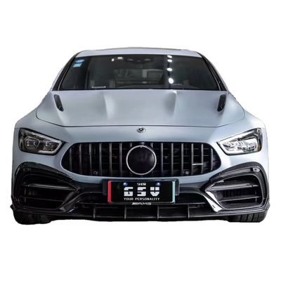 Đối với Mercedes AMG GT50 53 63 Carbon Fiber Body Kit AMG GT50 53 63 Upgraded Top Style Carbon Fiber Front Lip Diffuser Spoiler