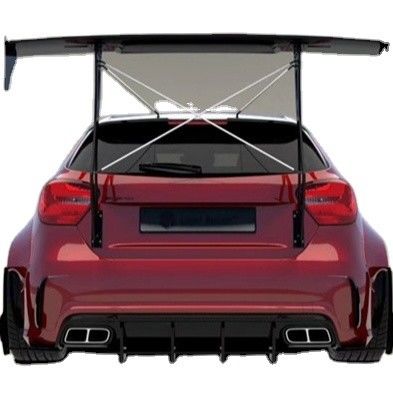 Đối với Mercedes AMG A45 Carbon Fiber Body Kit A45 Upgraded Top Style Front Shovel Diffuser Spoiler Wide-body Kit