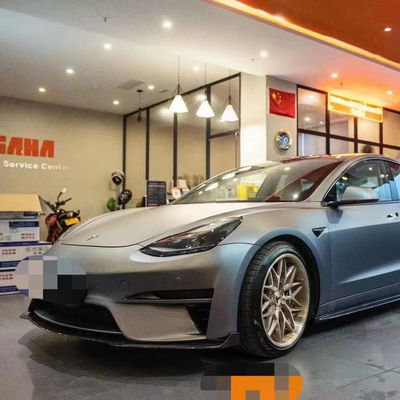 Bán Model 3 Body Kit nâng cấp cho Tesla Model 3 Với Robot phong cách phía trước và phía sau Bumper Spoilers