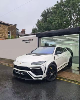 Lamborghini Urus Cơ thể sợi cacbon Kit URUS 1016 kiểu sợi cacbon môi trước khuếch tán spoiler mui xe vòng quay