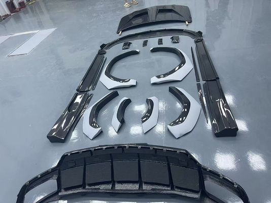 Lamborghini Urus Cơ thể sợi cacbon Kit URUS 1016 kiểu sợi cacbon môi trước khuếch tán spoiler mui xe vòng quay