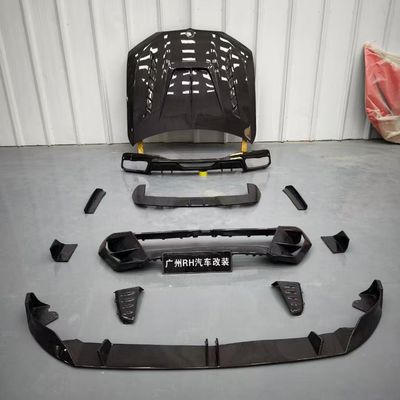 BMW X7 Carbon Fiber Body Kit X7 LD phong cách Carbon Fiber Front Lip Diffuser Spoiler Hood bánh xe vòm