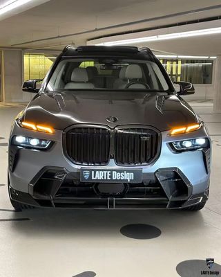 BMW X7 Carbon Fiber Body Kit X7 LD phong cách Carbon Fiber Front Lip Diffuser Spoiler Hood bánh xe vòm