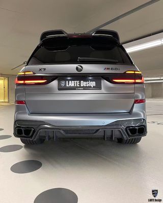 BMW X7 Carbon Fiber Body Kit X7 LD phong cách Carbon Fiber Front Lip Diffuser Spoiler Hood bánh xe vòm