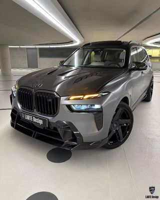 BMW X7 Carbon Fiber Body Kit X7 LD phong cách Carbon Fiber Front Lip Diffuser Spoiler Hood bánh xe vòm