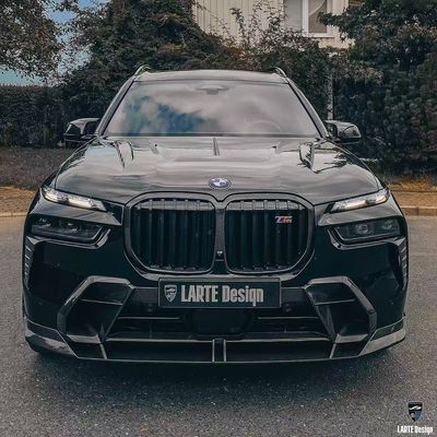 BMW X7 Carbon Fiber Body Kit X7 LD phong cách Carbon Fiber Front Lip Diffuser Spoiler Hood bánh xe vòm