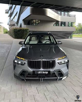BMW X7 Carbon Fiber Body Kit X7 LD phong cách Carbon Fiber Front Lip Diffuser Spoiler Hood bánh xe vòm