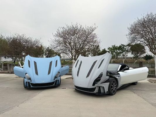Aston Martin DB11 Carbon Fiber Body Kit DB11 phong cách mansory phía trước và phía sau váy bên bơm bạt bạt spoiler mũ