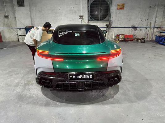Aston Martin DB11 Carbon Fiber Body Kit DB11 phong cách mansory phía trước và phía sau váy bên bơm bạt bạt spoiler mũ
