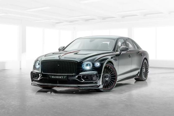 Bentley Flying Spur Cơ thể sợi cacbon Bộ nâng cấp Flying Spur phong cách MANSORY bộ khuếch tán môi phía trước Bộ cơ thể mui xe spoiler