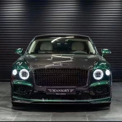 Bentley Flying Spur Cơ thể sợi cacbon Bộ nâng cấp Flying Spur phong cách MANSORY bộ khuếch tán môi phía trước Bộ cơ thể mui xe spoiler