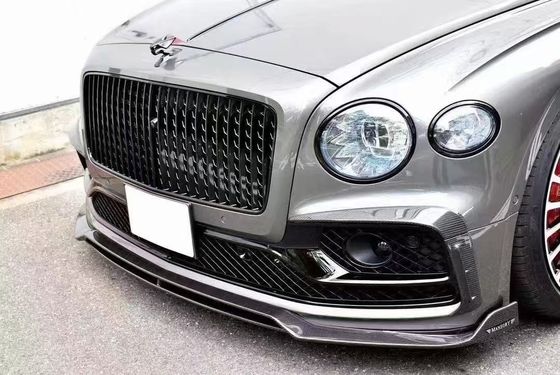 Bentley Flying Spur Cơ thể sợi cacbon Bộ nâng cấp Flying Spur phong cách MANSORY bộ khuếch tán môi phía trước Bộ cơ thể mui xe spoiler