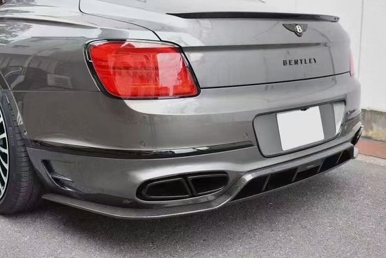 Bentley Flying Spur Cơ thể sợi cacbon Bộ nâng cấp Flying Spur phong cách MANSORY bộ khuếch tán môi phía trước Bộ cơ thể mui xe spoiler