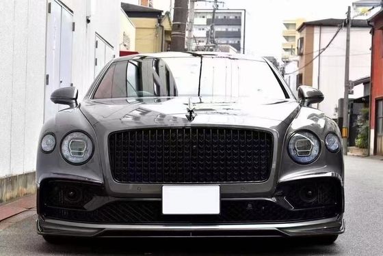 Bentley Flying Spur Cơ thể sợi cacbon Bộ nâng cấp Flying Spur phong cách MANSORY bộ khuếch tán môi phía trước Bộ cơ thể mui xe spoiler