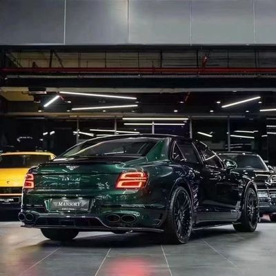 Bentley Flying Spur Cơ thể sợi cacbon Bộ nâng cấp Flying Spur phong cách MANSORY bộ khuếch tán môi phía trước Bộ cơ thể mui xe spoiler