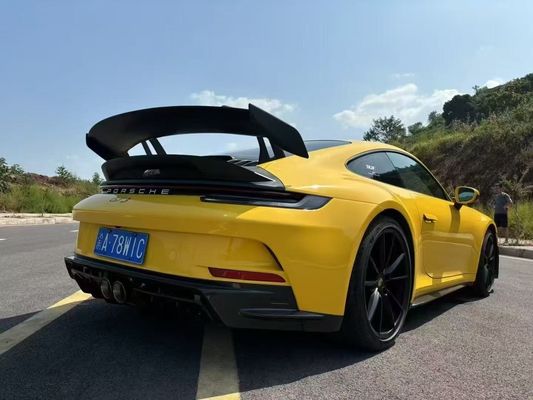 Porsche 992 Cơ thể sợi cacbon Kit 992 GT3 phong cách phía trước và phía sau bơm bên váy spoiler mui