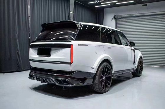 Land Rover Range Rover Bộ cơ thể sợi cacbon Range Rover nâng cấp phong cách Mansory Diffuser môi trước Spoiler mui xe bánh xe vòm ván bên