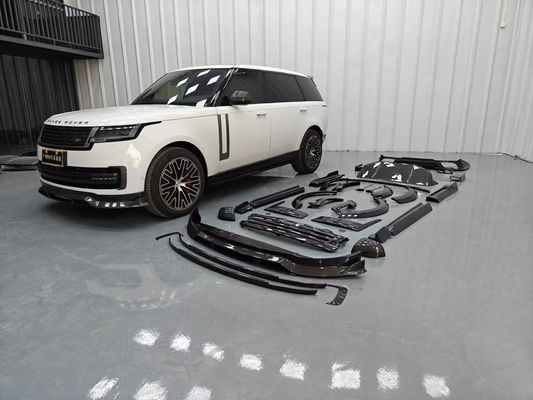 Land Rover Range Rover Bộ cơ thể sợi cacbon Range Rover nâng cấp phong cách Mansory Diffuser môi trước Spoiler mui xe bánh xe vòm ván bên