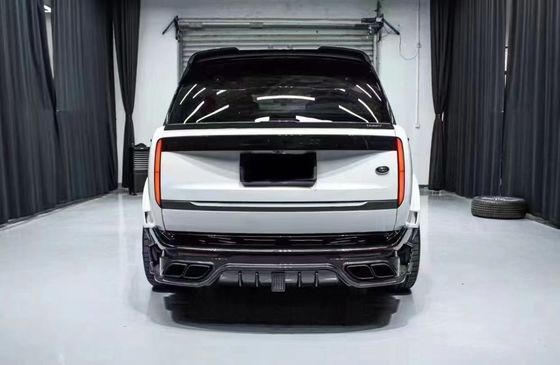 Land Rover Range Rover Bộ cơ thể sợi cacbon Range Rover nâng cấp phong cách Mansory Diffuser môi trước Spoiler mui xe bánh xe vòm ván bên