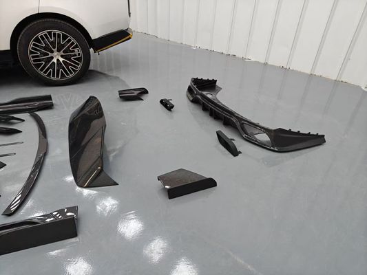 Land Rover Range Rover Bộ cơ thể sợi cacbon Range Rover nâng cấp phong cách Mansory Diffuser môi trước Spoiler mui xe bánh xe vòm ván bên