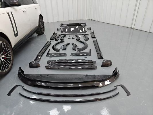 Land Rover Range Rover Bộ cơ thể sợi cacbon Range Rover nâng cấp phong cách Mansory Diffuser môi trước Spoiler mui xe bánh xe vòm ván bên