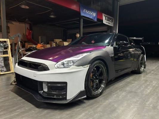 Nissan GTR Cơ thể sợi cacbon Kit GTR r35 nâng cấp 2024nismo phong cách phía trước và phía sau bơm đập