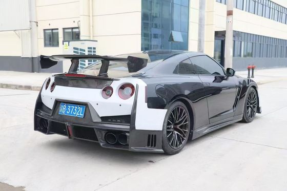 Nissan GTR Cơ thể sợi cacbon Kit GTR r35 nâng cấp 2024nismo phong cách phía trước và phía sau bơm đập