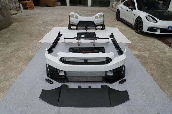 Nissan GTR Cơ thể sợi cacbon Kit GTR r35 nâng cấp 2024nismo phong cách phía trước và phía sau bơm đập