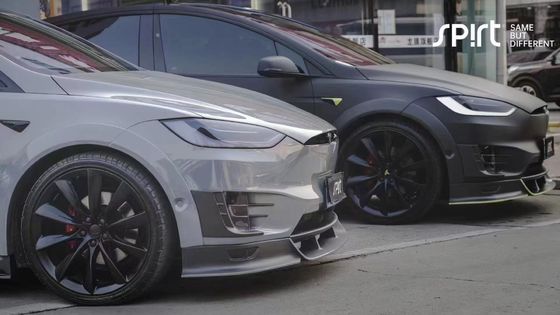 Tesla mô hình X Carbon Fiber Body Kit mô hình X Carbon fiber phía trước môi khuếch tán Spoiler Hood bánh xe vòm thân rộng