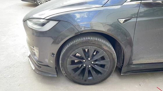 Tesla mô hình X Carbon Fiber Body Kit mô hình X Carbon fiber phía trước môi khuếch tán Spoiler Hood bánh xe vòm thân rộng