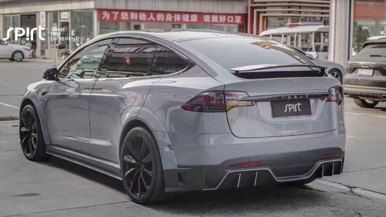 Tesla mô hình X Carbon Fiber Body Kit mô hình X Carbon fiber phía trước môi khuếch tán Spoiler Hood bánh xe vòm thân rộng