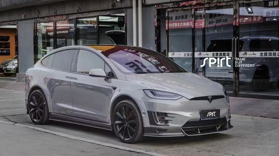 Tesla mô hình X Carbon Fiber Body Kit mô hình X Carbon fiber phía trước môi khuếch tán Spoiler Hood bánh xe vòm thân rộng