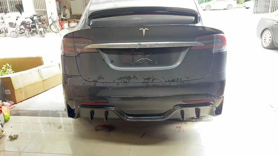 Tesla mô hình X Carbon Fiber Body Kit mô hình X Carbon fiber phía trước môi khuếch tán Spoiler Hood bánh xe vòm thân rộng