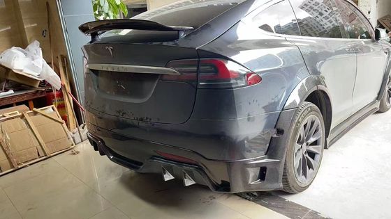 Tesla mô hình X Carbon Fiber Body Kit mô hình X Carbon fiber phía trước môi khuếch tán Spoiler Hood bánh xe vòm thân rộng