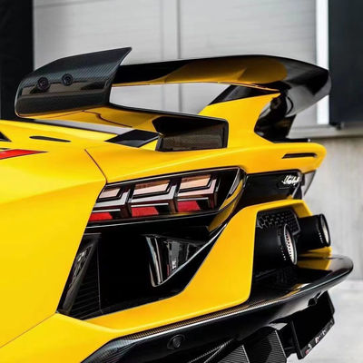 Đối với Lamborghini Aventador LP700 LP720 Carbon Fiber Body Kit Aventador nâng cấp SVJ phong cách phía trước và phía sau Bumper Spoiler Body Kit