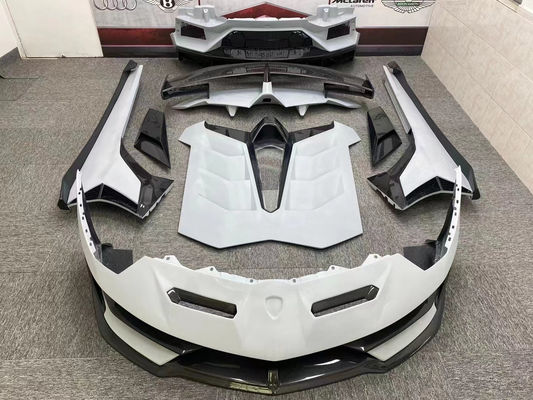 Đối với Lamborghini Aventador LP700 LP720 Carbon Fiber Body Kit Aventador nâng cấp SVJ phong cách phía trước và phía sau Bumper Spoiler Body Kit
