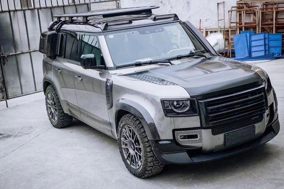 Carbon Fiber Hood cho Land Rover Defender Carbon Fiber Material Defender nâng cấp SVR Style Cover