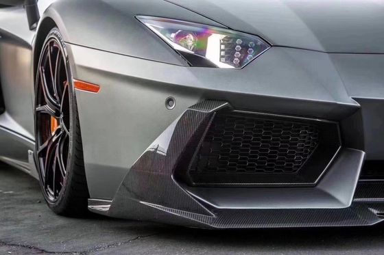 Đối với Lamborghini LP700 Carbon Fiber Body Kit LP700 Upgrade VORs Style Carbon Fiber Front Lip Diffuser Spoiler