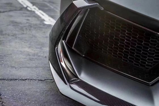Đối với Lamborghini LP700 Carbon Fiber Body Kit LP700 Upgrade VORs Style Carbon Fiber Front Lip Diffuser Spoiler