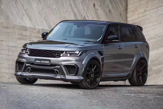 Runde ASPEC Style CF& FRP Wide Body Kit Mặt trước Bumper phía sau Bumper phía sau Skirt Fender cho Land Rover RANGE ROVE SPORT 2014-2017