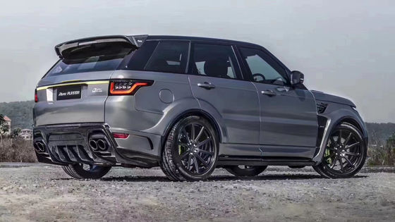Runde ASPEC Style CF& FRP Wide Body Kit Mặt trước Bumper phía sau Bumper phía sau Skirt Fender cho Land Rover RANGE ROVE SPORT 2014-2017