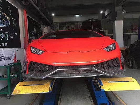 Cho Lamborghini LP580 LP610 Carbon Fiber Body Kit LP580 LP610 Upgraded MSY Style Mặt trước môi Diffuser Spoiler Side Skirt