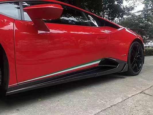 Cho Lamborghini LP580 LP610 Carbon Fiber Body Kit LP580 LP610 Upgraded MSY Style Mặt trước môi Diffuser Spoiler Side Skirt