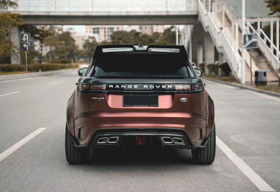 Đối với Land Rover Velar Carbon Fiber Body Kit Velar nâng cấp phong cách LM phía trước và phía sau Bumper Spoiler Widebody Kit