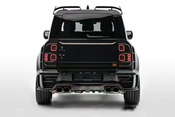 Đối với Land Rover Defender Carbon Fiber Body Kit Defender nâng cấp kiểu MSY Lưỡi trước Diffuser Spoiler Carbon Fiber Widebody Kit