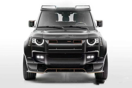 Đối với Land Rover Defender Carbon Fiber Body Kit Defender nâng cấp kiểu MSY Lưỡi trước Diffuser Spoiler Carbon Fiber Widebody Kit